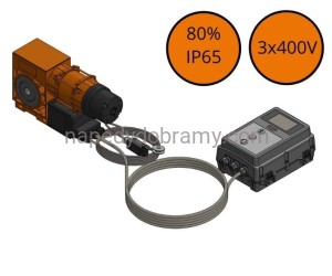 Napęd RC250 "Hold-to-run" 3x400V 80% (IP65)